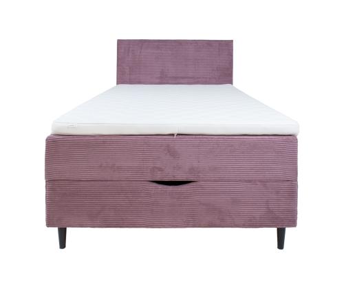 Mannermainen sänky LAARA 120x200cm, pinkki