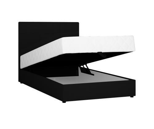 Mannermainen sänky LEIKO 120x200cm, musta
