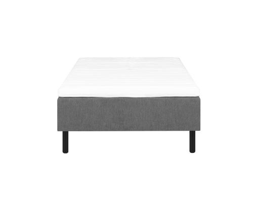 Makuuhuoneen sviitti LANDE 90x200cm, harmaa, 90x200xH54cm, 7-vyöhykkeinen taskujousitusjärjestelmä