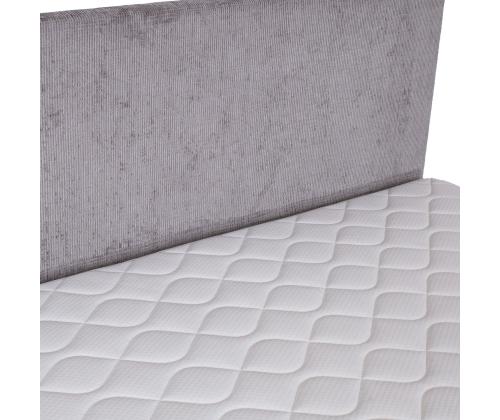 Mannermainen sänky LAARA 90x200cm, harmaa, 91x208xK119cm