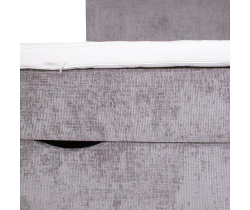 Mannermainen sänky LAARA 90x200cm, harmaa, 91x208xK119cm