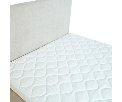 Mannermainen sänky LAARA 90x200cm, tumma beige, 91x208xK119cm