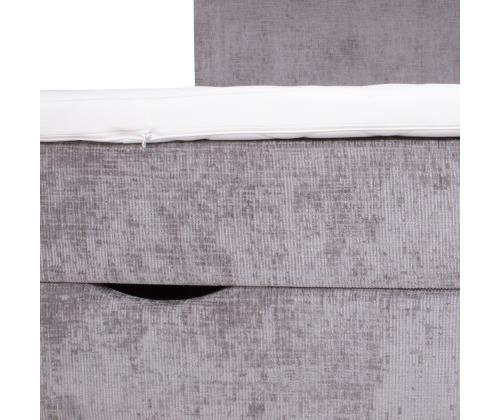 Mannermainen sänky LAARA 120x200cm, harmaa, 121x208xK119cm