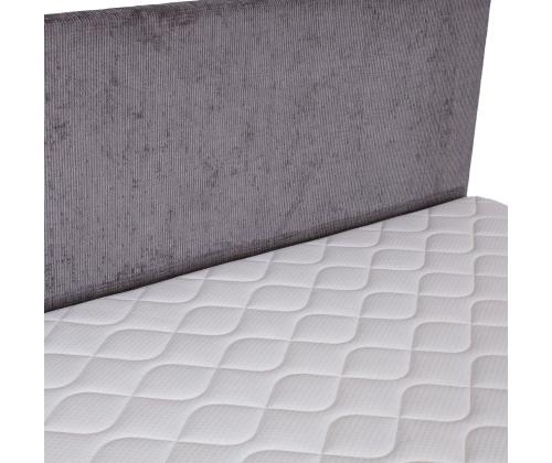 Mannermainen sänky LAARA 120x200cm, grafiitti, 121x208xK119cm