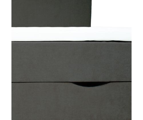 Mannermainen sänky LAARA 120x200cm, tummanharmaa, 121x208xK119cm