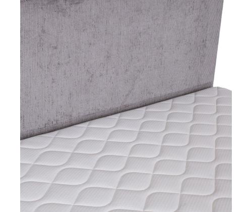 Mannermainen sänky LAARA 140x200cm, harmaa, 141x208xK119cm