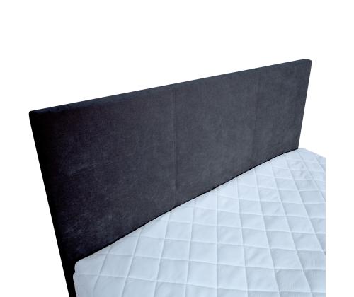 Mannermainen sänky LEVI 160x200cm, patjalla, tummanharmaa, 163x210xH114,5cm