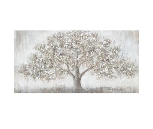 Öljymaalaus 70x140cm, voimakas puu