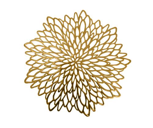 FIORE pöytämatto, D38cm, kultainen