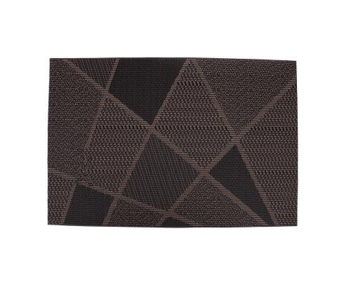 Pöytämatto TEXTILE 30x45cm, ruskea neliö