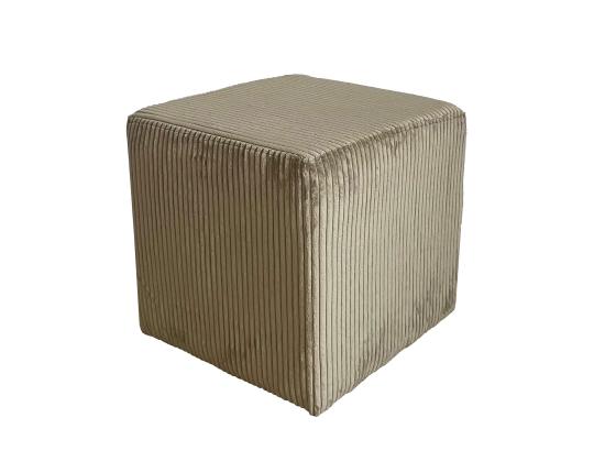 Tumba PAULA 41x41xH40,5cm, harmaa-beige