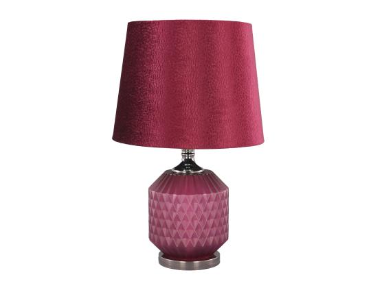 Pöytävalaisin LUXO H52cm, viininpunainen, E27