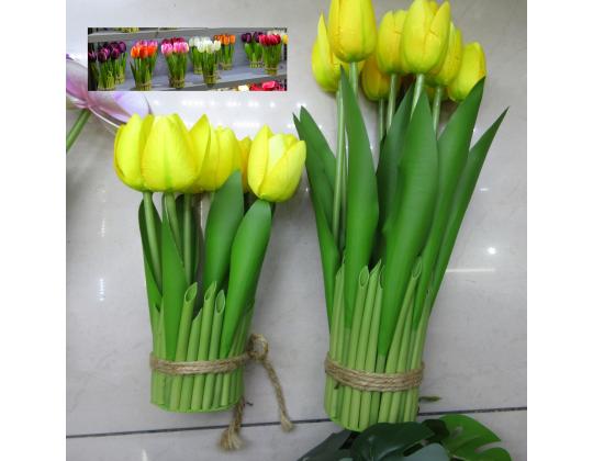 Tekokukka FLOWERLY 5, matalat tulppaanit, sekoitus