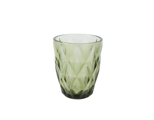Matala juomalasi CORAL 250ml, D8xK10cm, vihreä