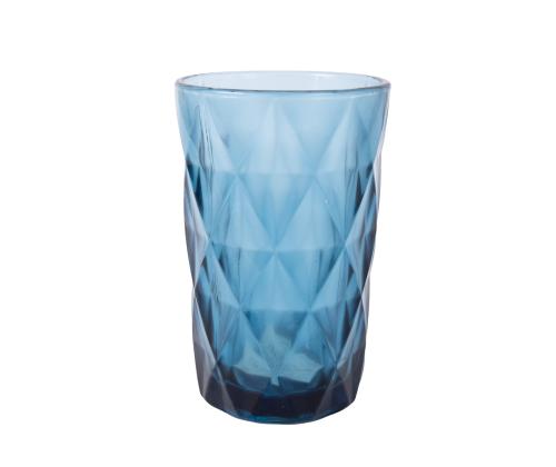 Juomalasi korkea CORAL 350ml, D8xH12cm, sininen