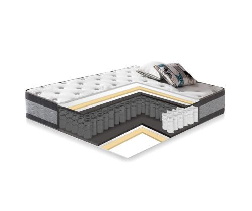 Jousipatja HARMONY DUO 120x200xH27cm, kaksipuolinen, rullapakkauksessa