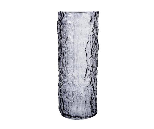 Maljakko AMY D12xH30cm, harmaa lasi