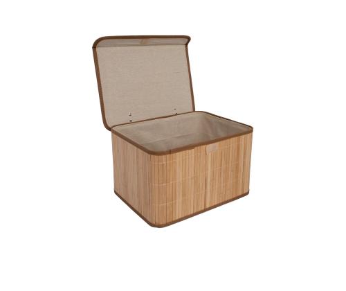 Laatikko MAX BAMBOO 28x20xH18cm, kannellinen, bambu, bambu
