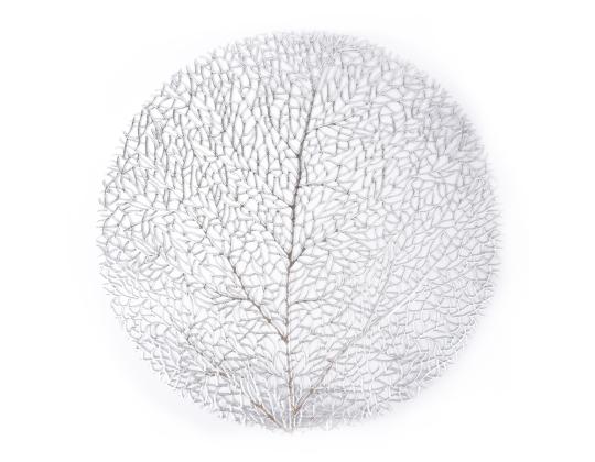 Pöytämatto SILVER TREE, D38cm, hopeapuu