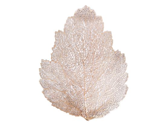 Pöytämatto BIG LEAF, 36x45cm, kulta