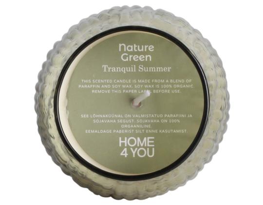 Tuoksukynttilä lasissa NATURE GREEN K10,8cm, Tranquil Summer