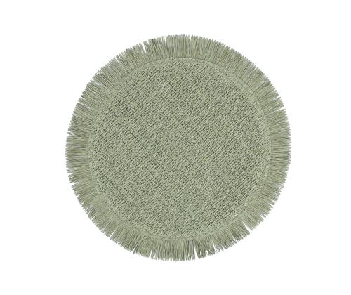 Pöytämatto SUZAN D38cm juutti, vihreä