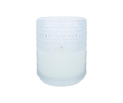 LED-kynttilä WINGS TOP D10xH12,5cm valkoinen, ajastin 6h