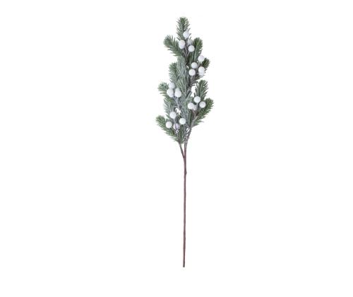 Keinotekoinen laatikko GREENLAND H55cm, valkoiset marjat