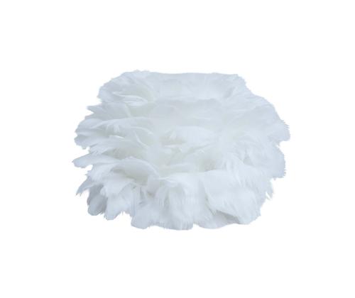 Pöytävalaisin FEATHER D30cm valkoinen