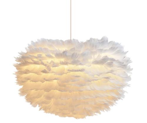 Pöytävalaisin FEATHER D30cm valkoinen