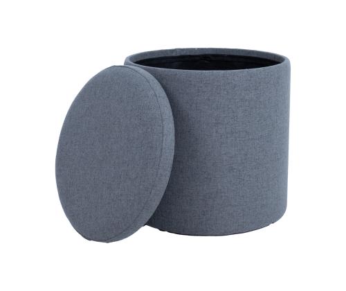 Tumbler HAKO D34,5xH36cm, tummanharmaa, säilytystilalla varustettuna