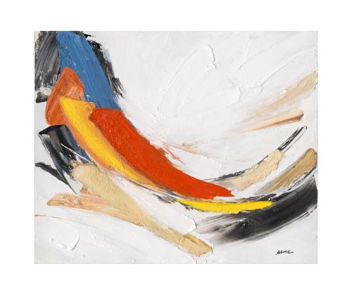 Öljyvärimaalaus 100x120cm, abstrakti väri