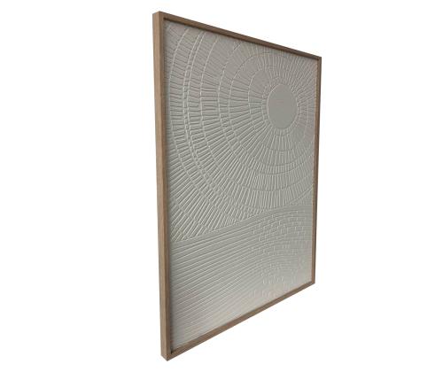 Taustakuva WALLY 60x80cm, abstrakti valkoinen