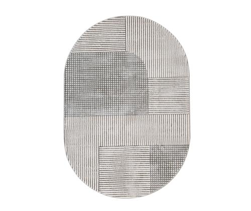 Matto ZOE-3, 200x285cm, harmaa raidallinen