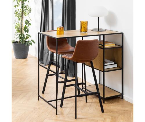 Baarijakkara OREGON, vintage brandy keinonahkaa