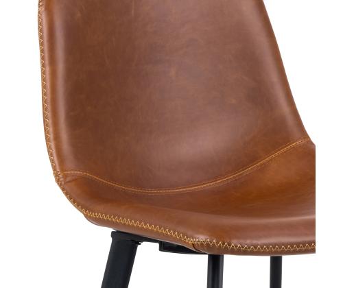 Baarijakkara OREGON, vintage brandy keinonahkaa