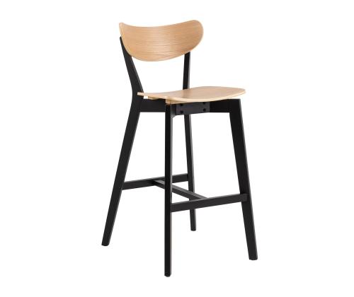 Baarijakkara ROXBY luonnollinen/musta, 45x49xH105cm