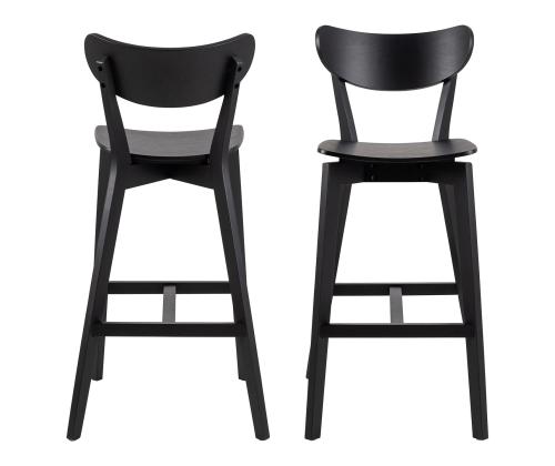 Baatool ROXBY muste, 45x49xH105cm, tammelusikka, puit