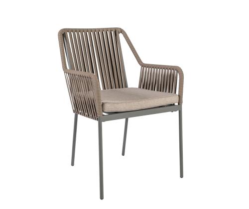 Puutarhakalusteet ANDROS pöytä ja 6 tuolia