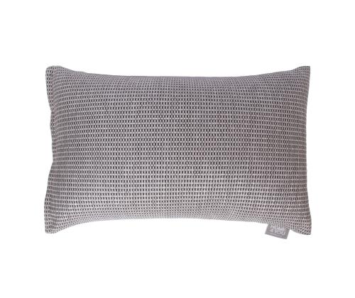 Tyyny MITSU-MITSU 30x50cm vetoketjulla, harmaa ja hopea, 50% puuvillaa, 50% polyesteriä, kangas 305