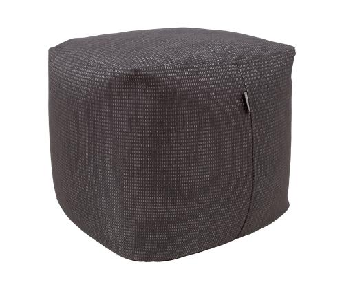 Tumba MITSU-MITSU, 55x55cm, k45cm, tummanruskea ja hopea, 50% puuvillaa, 50% polyesteriä, kangas-304