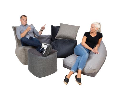 Tumba LAMB Laukku, 55x55cm, k45cm, tummanharmaa, 100% polyesteri, kangas-324/320