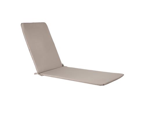 Lepotuolin päällinen OHIO vedenpitävä, 55x190xH2,5cm beige, 100% polyesteri