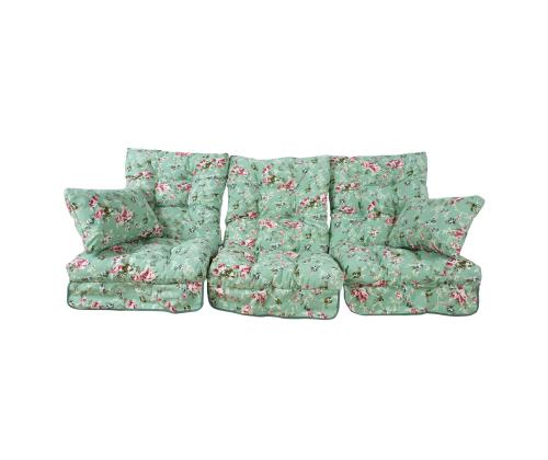 Keinutyynyt ROMA 108x56x10cm, 3 kpl, 80% puuvillaa, 20% polyesteriä