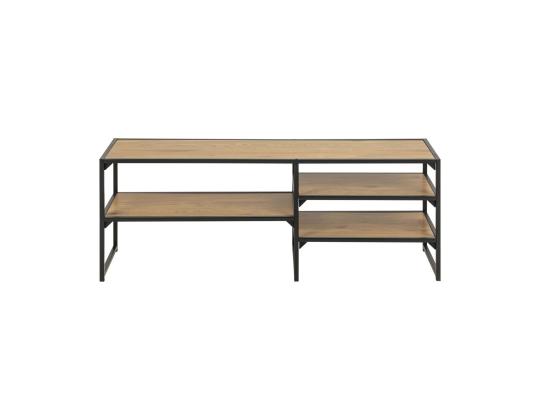 TV-pöytä SEAFORD 120x33xH46cm, 3 hyllyä, tammi 3