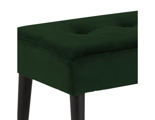 Penkki GLORY 38x95xH45cm, metsänvihreä sametti