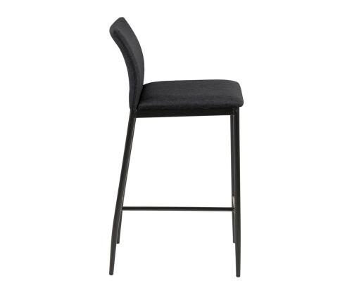 Baarijakkara DEMINA 41x48,5xH90cm, tummanharmaa, materiaali: 100% polyesterikangas, metalli