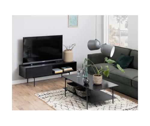 TV-pöytä ANGUS 140x40xH44cm, musta