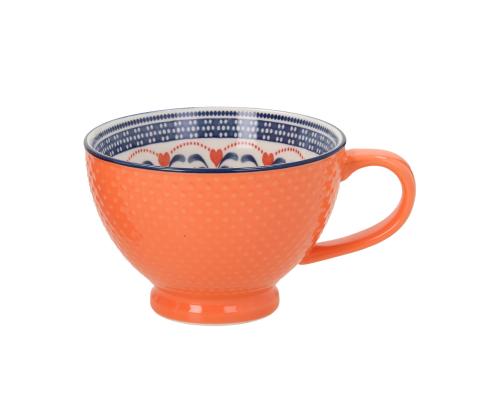 Muki SEREN H7,7cm 355ml, oranssi/sininen