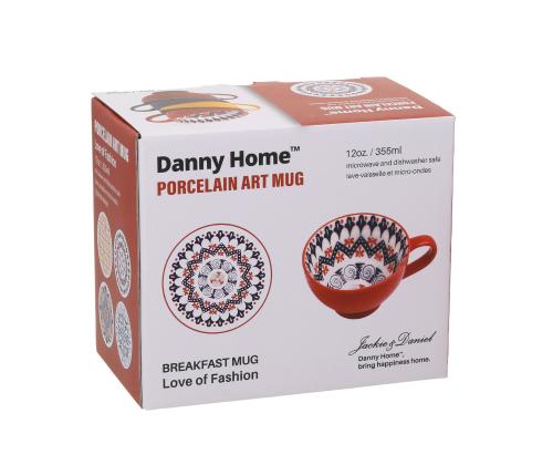 Muki SEREN H7,7cm 355ml, punainen/sininen